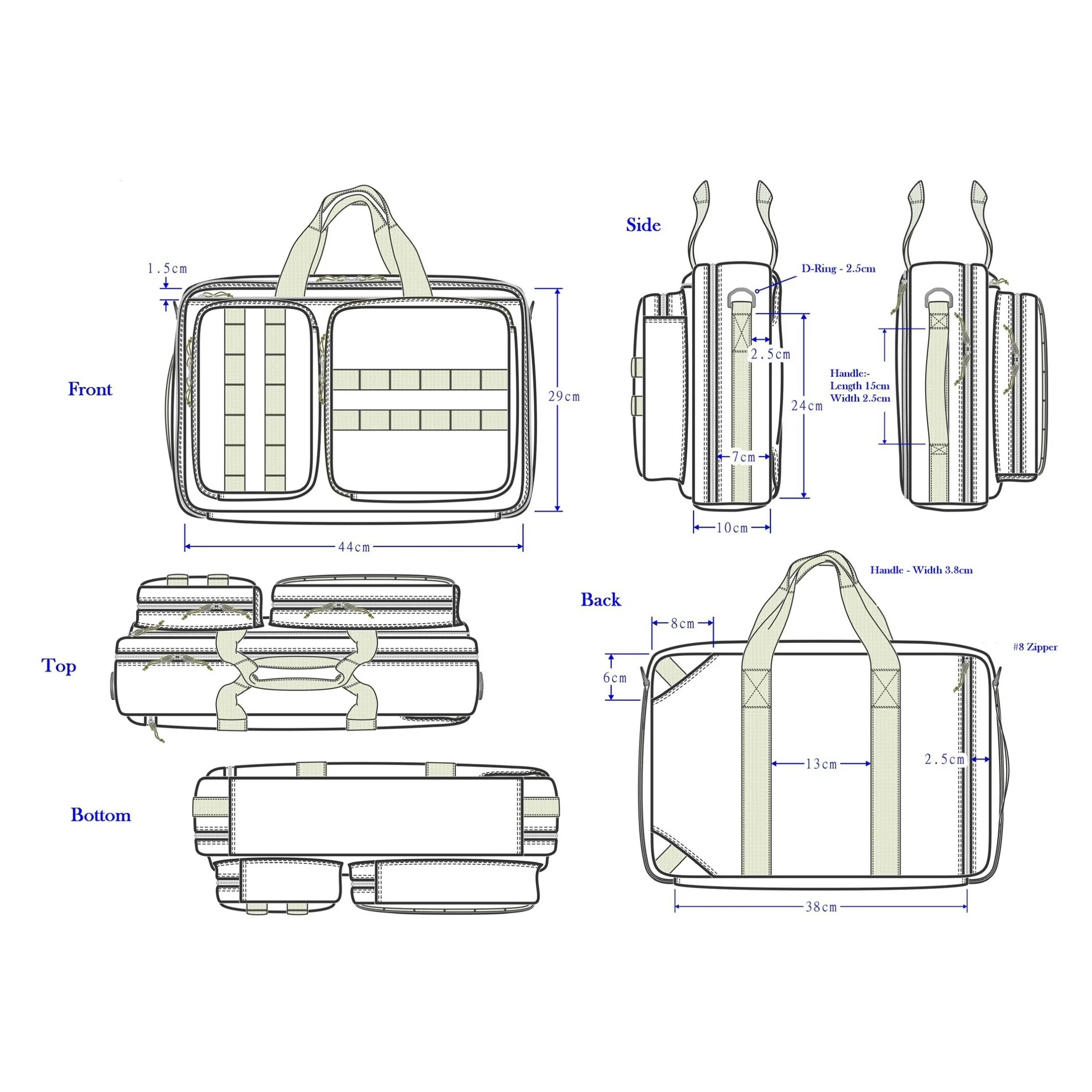 CEST® Armor ballistische Aktentasche Laptoptasche Rucksack Schutzschild Stichschutz - Image 6